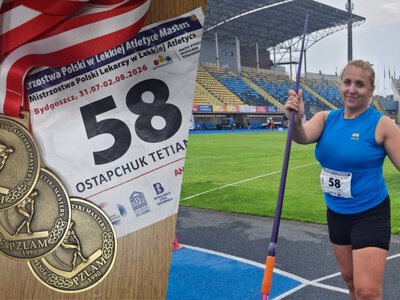 Учителька з Рівненщини здобула три золоті медалі за один день
