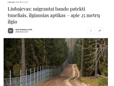 У Литві закуплять технологію для виявлення підземних тунелів на кордоні — LRT