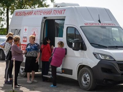 Мобільна аптека Червоного Хреста відвідає 22 села Херсонщини з 3 по 7 серпня