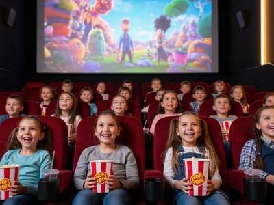 Діти з Херсонщини та ВПО дивилися мультфільм у Солом’янській РДА