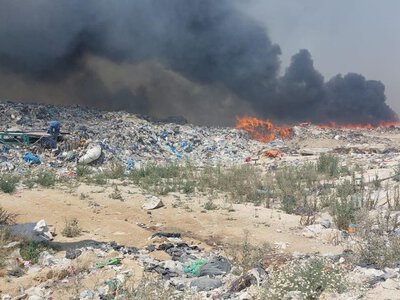 Пожежа на Малашівецькому полігоні: ситуація під контролем
