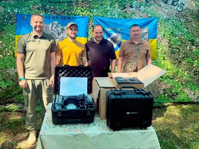 До Дня Повітряних сил: Марцінків на Сумщині відзначив військових 114-ї бригади та передав допомогу
