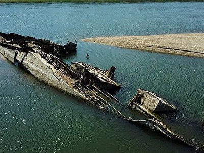 На дні Дунаю виявили десятки кораблів Третього рейху