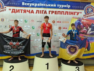Ліцеїст із Кременчука здобув «золото» і «срібло» на Дитячій лізі грепплінгу