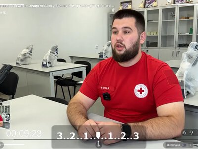 «Важкі часи створюють сильних людей»: історія студента-медика та волонтера Червоного Хреста з Волині
