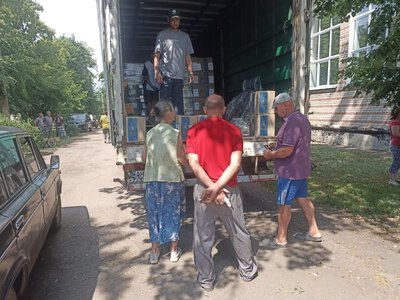 Жителі Донеччини отримали 81,6 тонни гуманітарної допомоги наприкінці липня