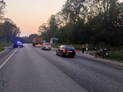 Біля Буська внаслідок ДТП травмовані два неповнолітні мотоциклісти