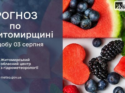 3 серпня на Житомирщині: ціни на пальне, цей день в історії, прогноз погоди