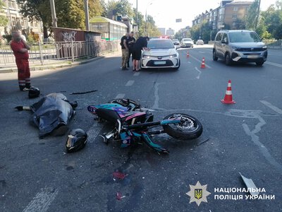 Смертельна ДТП у Голосієві: загинув молодий мотоцикліст