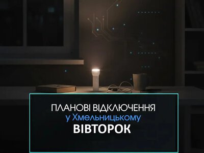 Де не буде світла у Хмельницькому 4 серпня
