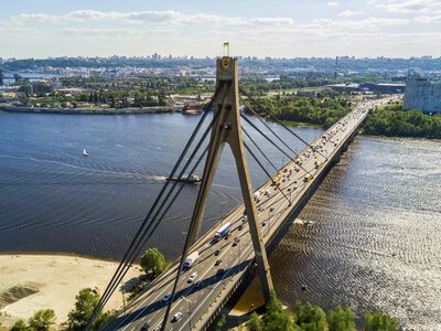 У Києві 4 серпня частково закриють рух на Північному мосту