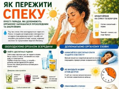 Захист від спеки: Скиталінська пояснила, як безпечно охолодити організм зсередини