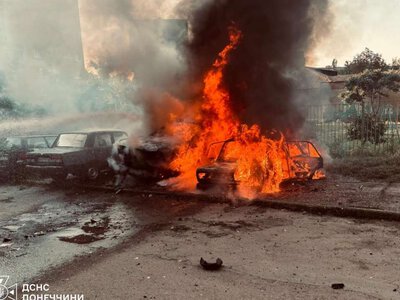 У Слов'янську рятувальники за добу ліквідували чотири пожежі, дві з них виникли через російські обстріли
