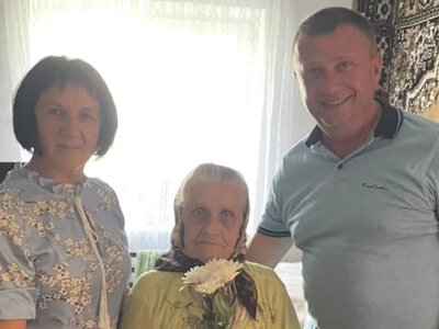 Жителька села Холонів Ольга Кіналь відзначила 90-річний ювілей