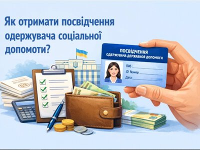Як отримати посвідчення одержувача державної соціальної допомоги?