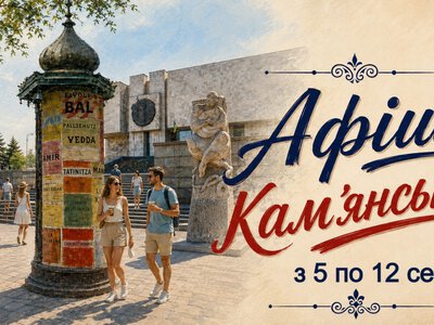 Програма яскравих подій та цікавих заходів у закладах культури Кам’янського з 5 по 12 серпня