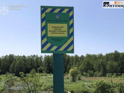 На Житомирщині суд зобов’язав встановити межі заказника «Зелена лагуна»