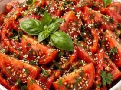 Азійська закуска з томатів - готується за лічені хвилини