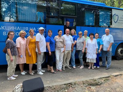 На Вінниччині понад 1700 жителів вакцинували під час роботи мобільних медичних бригад
