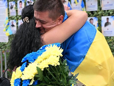 У Монастирищі зустріли військового, який потрапив у полон під час бою на Київщині