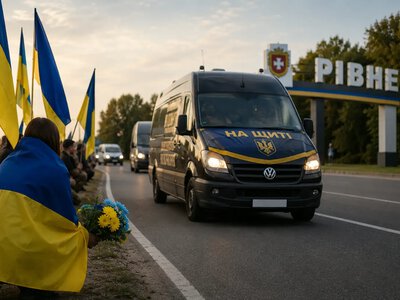 У Рівне сьогодні прибуває екіпаж «На щиті» з полеглими Захисниками: маршрут супроводу
