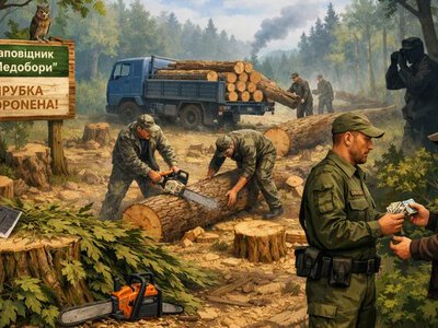 У заповіднику ліс рубали ті, хто мав його охороняти