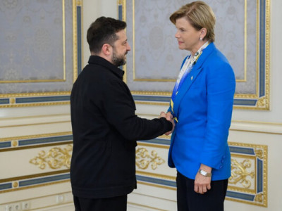 Зеленський зустрівся з главою МЗС Латвії та обговорив ППО і євроінтеграцію України