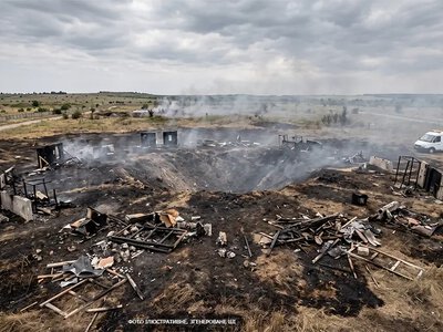 На полігоні поблизу Хмельницького триває ліквідація наслідків надзвичайної ситуації