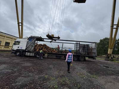 На Чернігівщині проведено огляд партії деревини, реалізованої на біржових торгах на платформі Української універсальної біржі