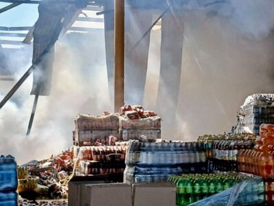 У Павлограді після атаки рф горять логістичні склади, є жертва та постраждалі