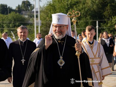 Блаженніший Святослав очолив Архієрейську Божественну Літургію у Старуні під час Всеукраїнської Патріаршої прощі