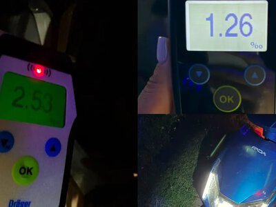 У Ковелі патрульні виявили двох нетверезих водіїв: один керував електроскутером, інший — автомобілем