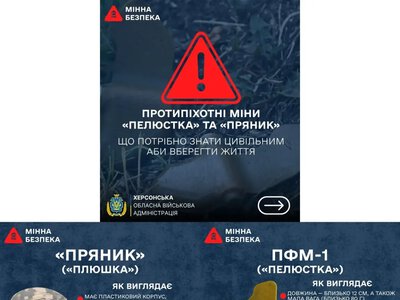 Окупанти мінують Херсонщину «Пелюстками» і «Пряниками»: як вберегтися