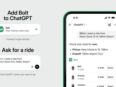 Bolt інтегрував сервіс замовлення поїздок із ChatGPT: як це працюватиме