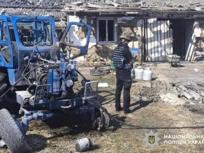Ворожий безпілотник влучив на територію приватного підприємства на Полтавщині