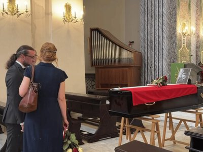 У Києві попрощалися з польським волонтером, який загинув під час атаки РФ