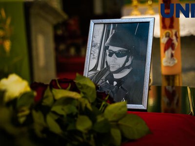 У Києві попрощалися з волонтером Мареком Русеком-Вольським, який загинув у Харкові через дрон рф