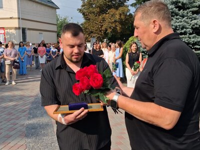 Капітану з Крижополя Костянтину Олійнику вручили медаль «За поранення»