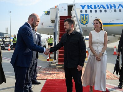 Зеленський вперше прибув до Сербії