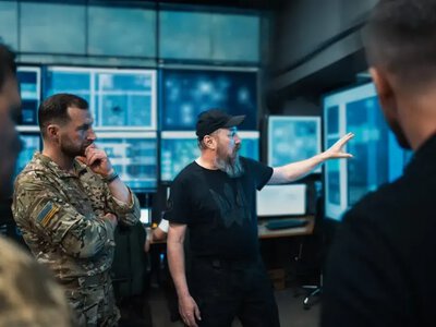 Євгеній Хмара відвідав командні пункти СБС, 3-го та 19-го армійських корпусів і корпусу «Азов»