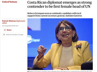 Дипломатка з Коста-Рики може стати новим генсеком ООН — The Guardian