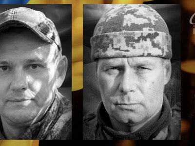 Прощання із полеглими Захисниками Ростиславом Паринцевим та Сергієм Томусяком у Вінницькій громаді