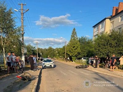 У Люблинці Ковельського району зіткнулися мотоцикл і велосипед: травмовано неповнолітніх