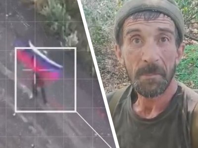 Помахав «ганчіркою» і потрапив у полон - на Запоріжжі воїни ЗСУ зіпсували «переможну картинку» окупантів