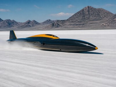 Водневий JCB Hydromax встановив рекорд класу SCTA на Бонневіллі