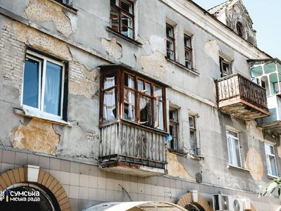 У Сумській громаді внаслідок нічної атаки пошкоджено 31 будівлю
