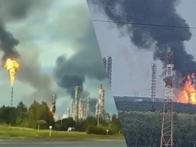 Під російською Тюменню спалахнуло нафтохімічне підприємство холдингу СИБУР