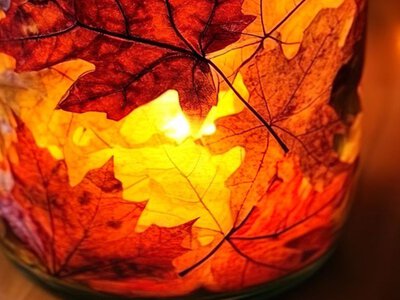 Осінні свічники своїми руками: найкращі варіанти з фото