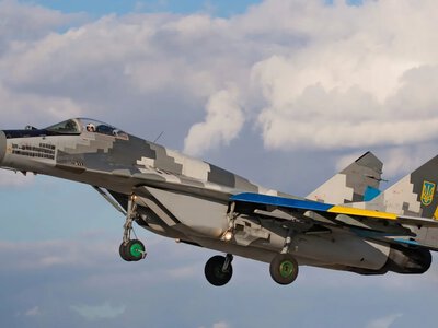 МіГ-29 загорівся під час пуску ракети на Одещині: пілот вижив