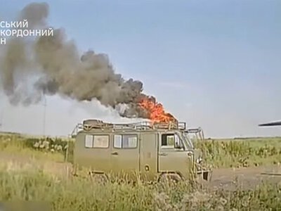 Прикордонники на Північно-Слобожанському напрямку знищили 10 ворожих автомобілів